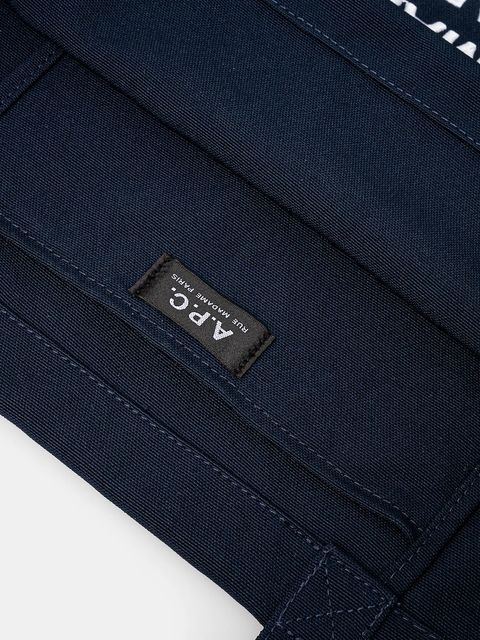 A.P.C. torebka Shopping Diane Rue Madame kolor granatowy PSAJS-M61938