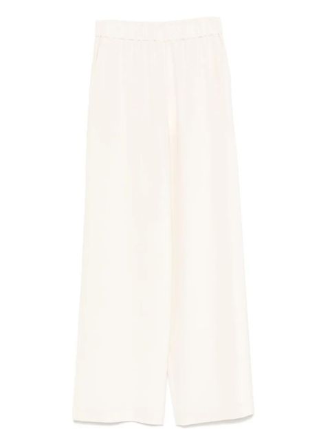 Max Mara elasticated-waist trousers - White - zdjęcie produktu nr 1