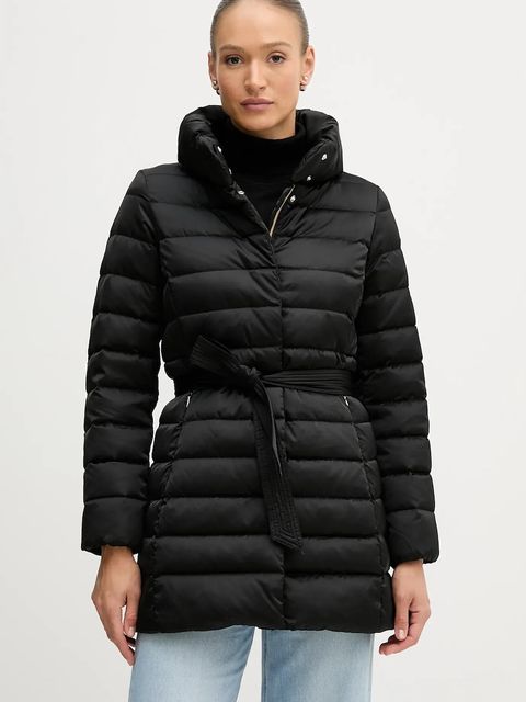 Geox kurtka puchowa BETTANIE kolor czarny przejściowa W5626N T3122 - zdjęcie produktu nr 1