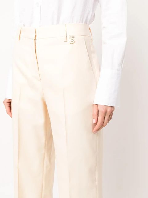 Burberry Lottie straight-leg trousers - Neutrals