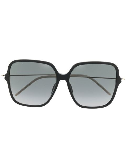Gucci Eyewear square-frame sunglasses - Black - zdjęcie produktu nr 1