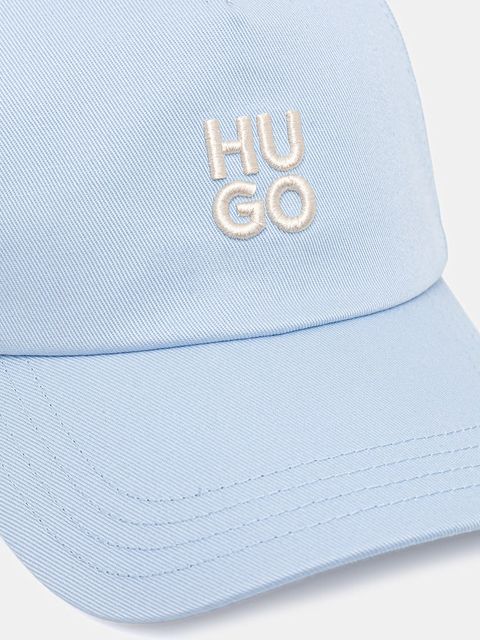 HUGO czapka z daszkiem damska bawełniana Asya - zdjęcie produktu nr 1