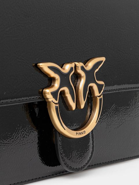 Pinko torebka kolor czarny 100066 A1UV