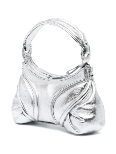 Marine Serre mini Futura tote bag - Silver - zdjęcie produktu nr 2