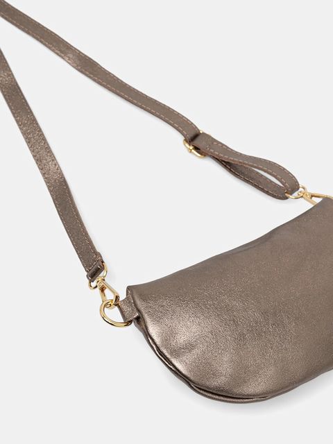 Answear Lab nerka skórzana kolor pomarańczowy