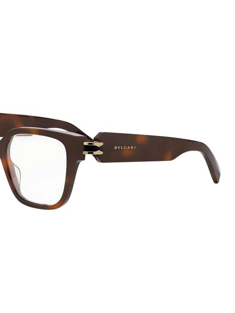 Bvlgari square-frame glasses - Brown - zdjęcie produktu nr 2