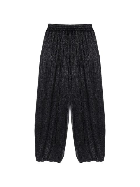 Maje metallic-effect straight trousers - Black - zdjęcie produktu nr 1