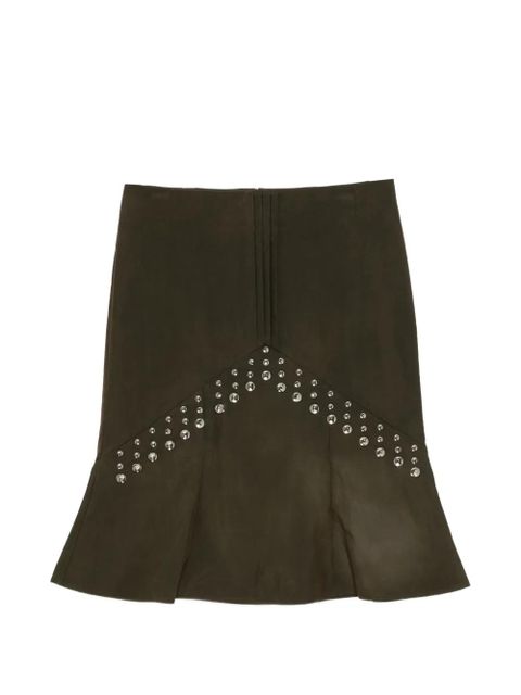 SHUSHU/TONG flared midi skirt - Green - zdjęcie produktu nr 1