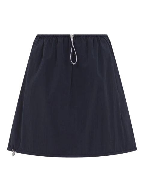 Prada drawstring miniskirt - Blue