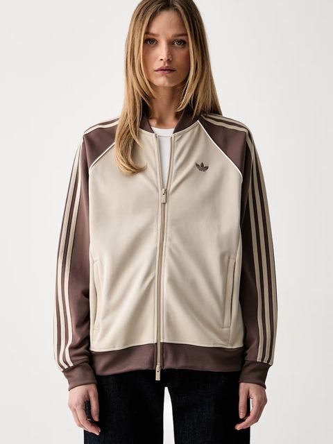 adidas Originals bluza rozpinana damska z bawełną - zdjęcie produktu nr 2