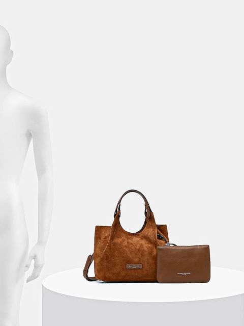 Gianni Chiarini torebka zamszowa DUA