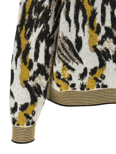 Missoni animalier patterned sweater - Black