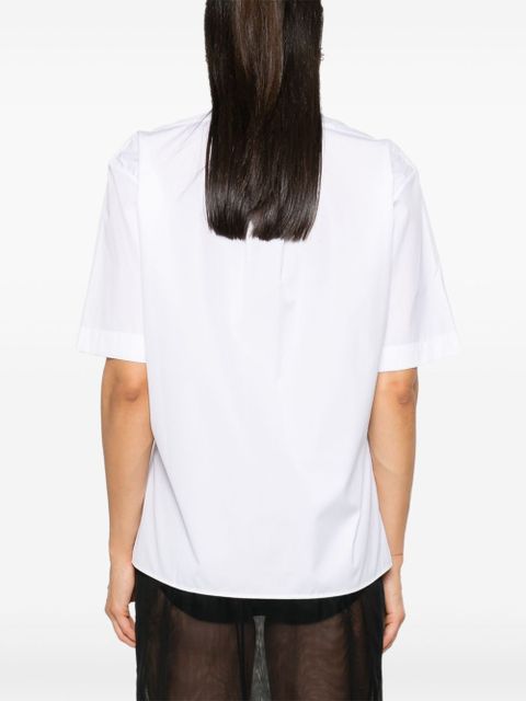 Marni logo-embroidered shirt - White