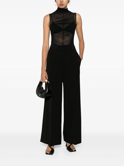 KHAITE Banton palazzo trousers - Black - zdjęcie produktu nr 2