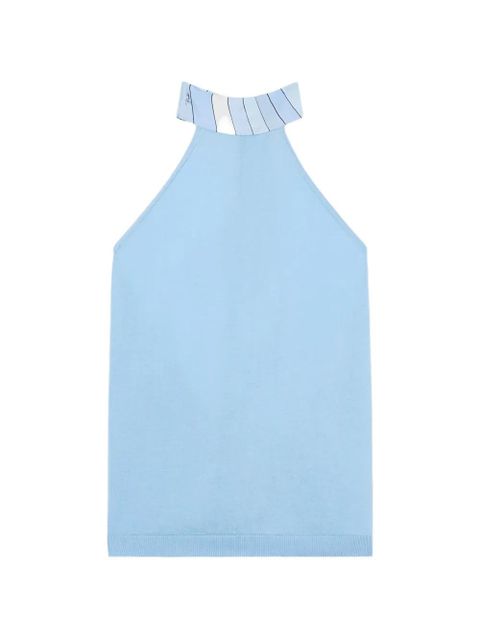 PUCCI silk detail top - Blue - zdjęcie produktu nr 1