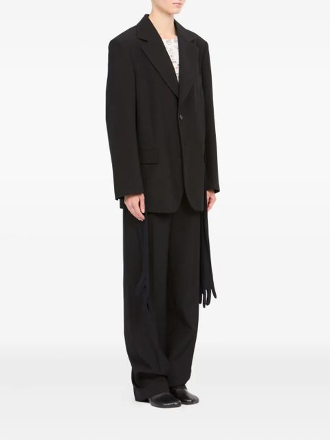 MM6 Maison Margiela tie detail jacket - Black