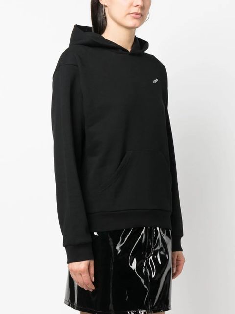 Coperni logo-print cotton hoodie - Black - zdjęcie produktu nr 2