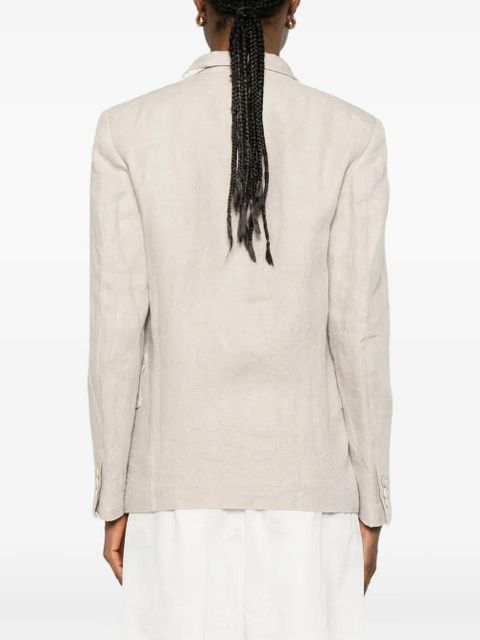 Comme Des Garçons button-up blazer - Neutrals
