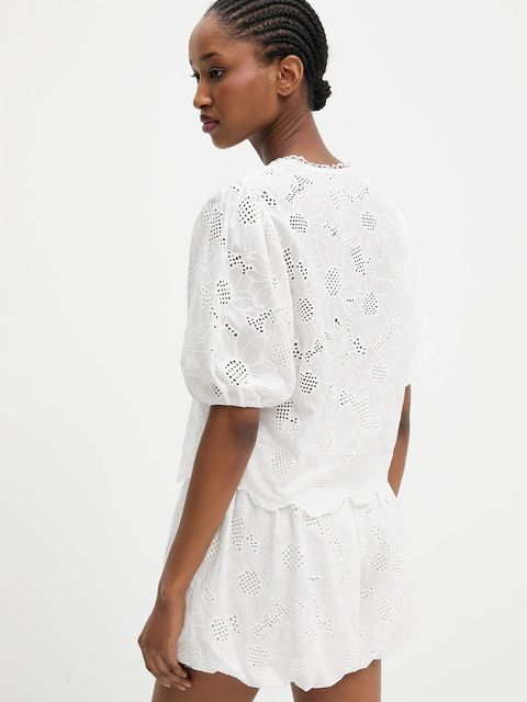 Answear.LAB komplet bawełniany damski kolor biały