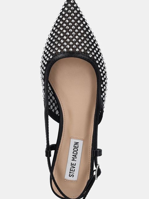 Steve Madden baleriny Slingshot-MR kolor czarny z odkrytą piętą 11003839