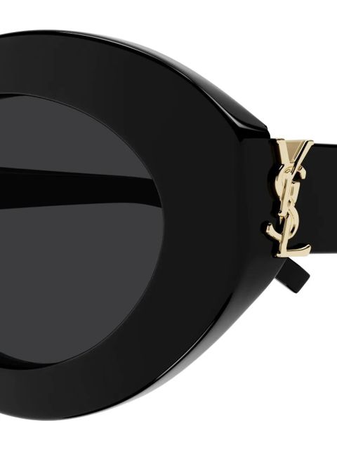 Saint Laurent Eyewear oval-frame sunglasses - Black
