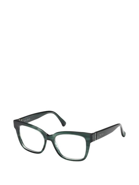 Max Mara Eyewear square-frame glasses - Green - zdjęcie produktu nr 2