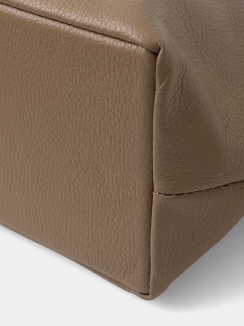 Answear.LAB torebka skórzana kolor brązowy