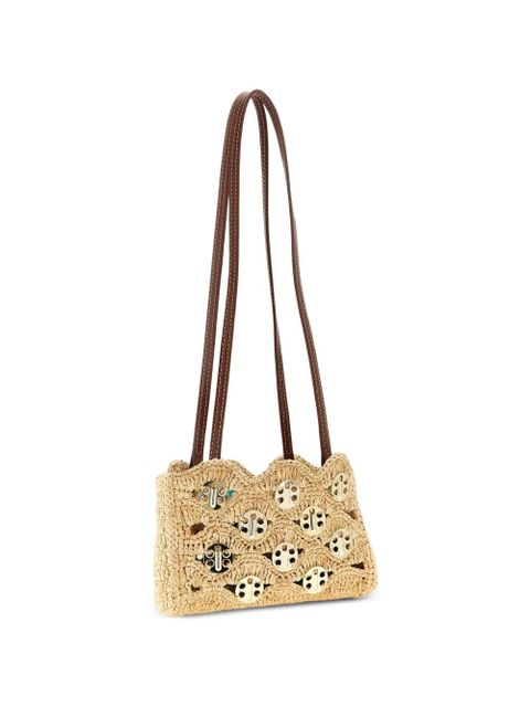 Rabanne 1969 pads appliqué shoulder bag - Neutrals - zdjęcie produktu nr 2