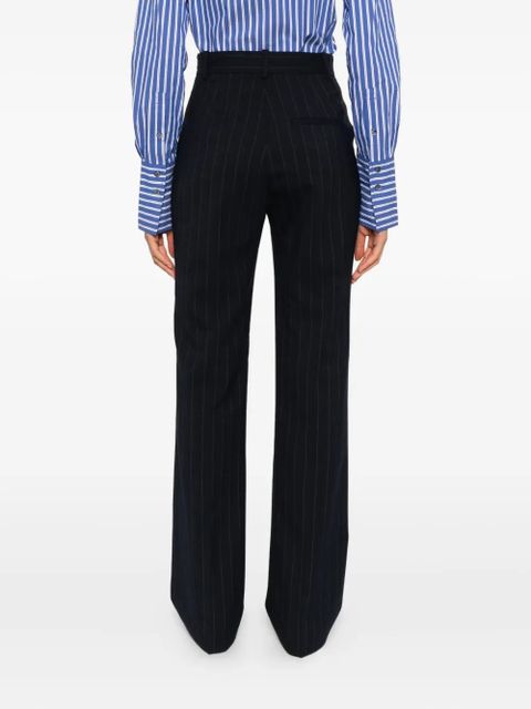 PINKO pinstripe-pattern trousers - Blue