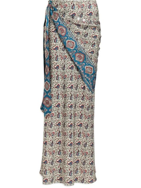 Rabanne printed maxi skirt - Neutrals - zdjęcie produktu nr 2