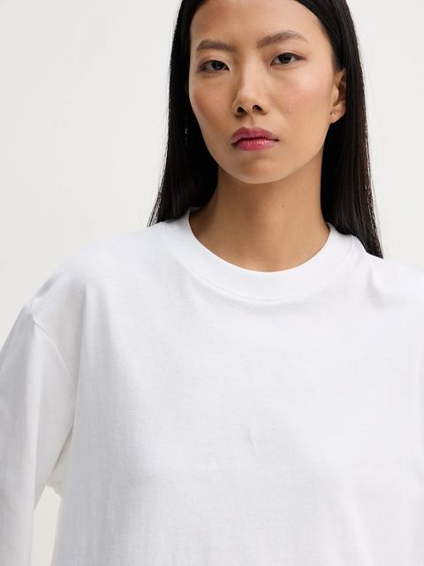 G-Star longsleeve bawełniany kolor biały D27977-C336