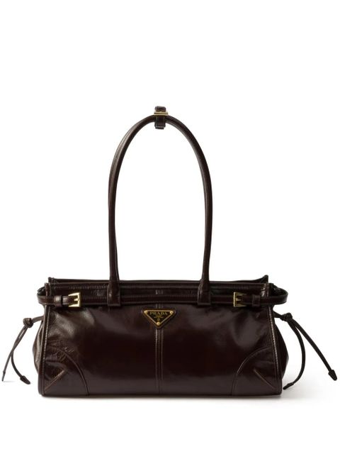 Prada medium Bonnie tote bag - Brown - zdjęcie produktu nr 1