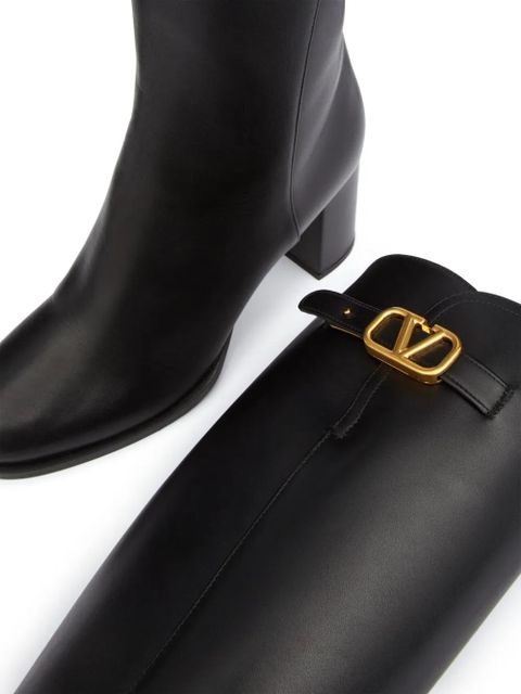 Valentino Garavani 70mm VLogo Signature boots - Black