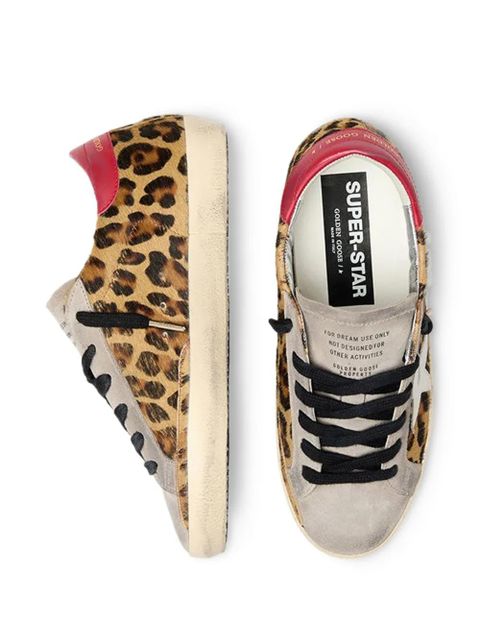 Golden Goose Super-Star leopard-print sneakers - Brown