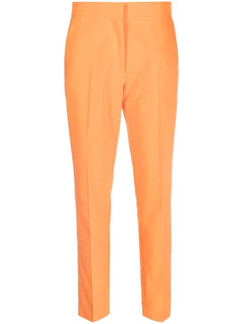 TWINSET high-waisted cigarette trousers - Orange - zdjęcie produktu nr 1