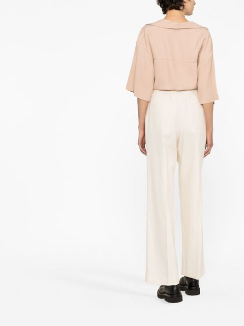 Prada pressed-crease tailored trousers - Neutrals