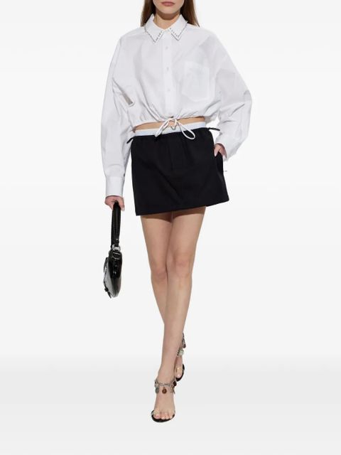 Alexander Wang stud crop shirt - White - zdjęcie produktu nr 2