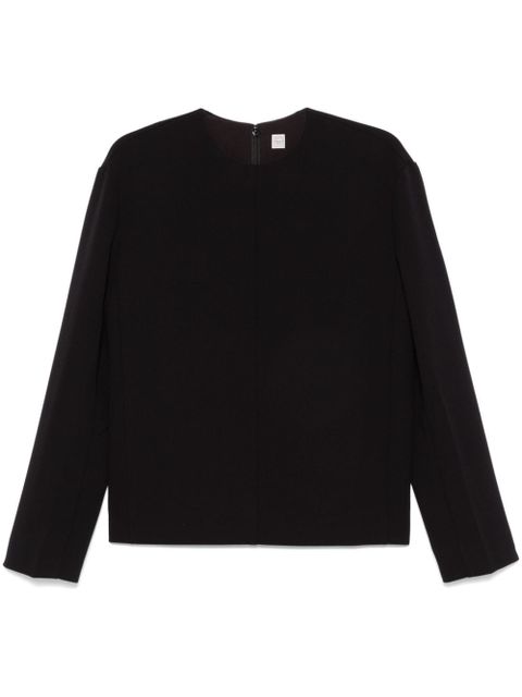 TOTEME broad cady top - Black - zdjęcie produktu nr 1