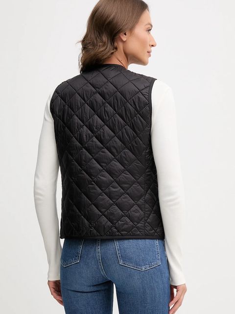 Tommy Hilfiger bezrękawnik kolor czarny przejściowy WW0WW47289 - zdjęcie produktu nr 2