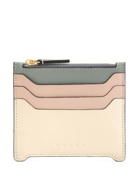 Marni logo-debossed cardholder - Neutrals - zdjęcie produktu nr 2
