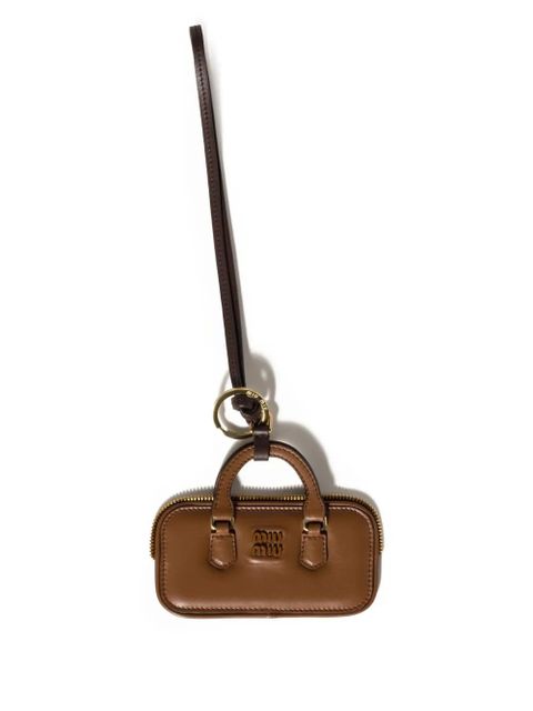 Miu Miu Arcadie keyring - Brown - zdjęcie produktu nr 1