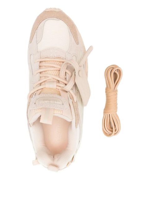 Off-White suede-panelled sneakers - Neutrals