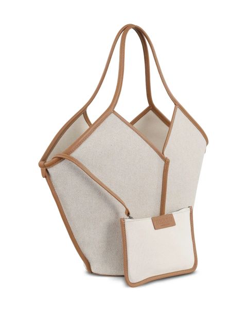 Hereu canvas tote bag - Neutrals