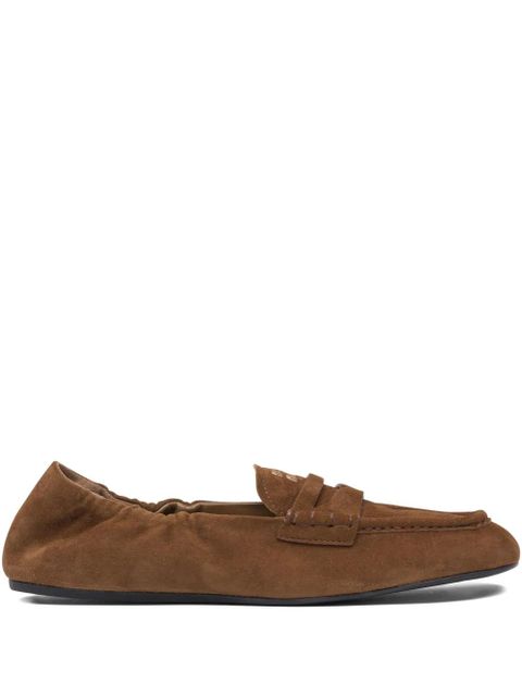 Miu Miu suede leather loafers - Brown - zdjęcie produktu nr 2