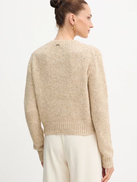 Fracomina kardigan damski kolor beżowy FJ25WT8001K47401 - zdjęcie produktu nr 2