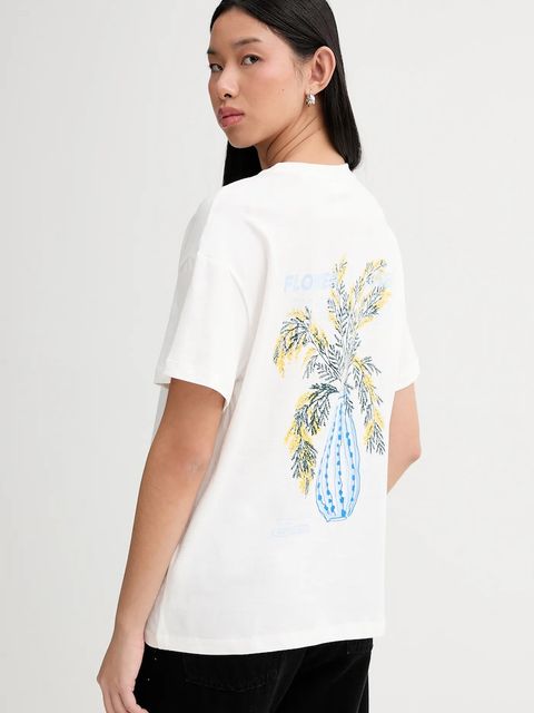 Marc O'Polo t-shirt bawełniany damski kolor beżowy 5000009349 - zdjęcie produktu nr 1