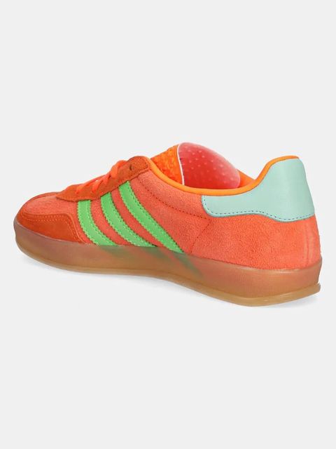 adidas Originals sneakersy nubukowe Gazelle Indoor W damskie kolor pomarańczowy JQ0193 - zdjęcie produktu nr 2