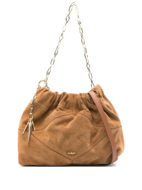 Ba&Sh mini June suede tote bag - Brown - zdjęcie produktu nr 1