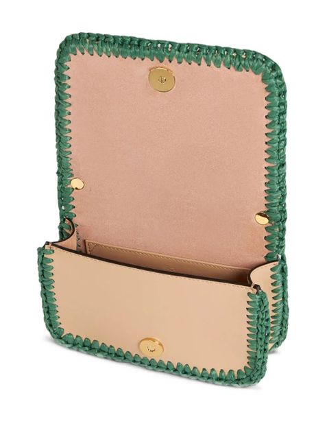 ETRO raffia mini bag - Green