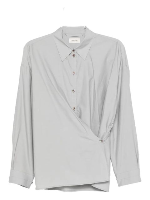 LEMAIRE classic-collar twisted shirt - Grey